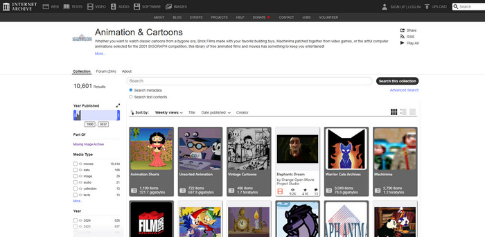 free anime clip download on Archive.org