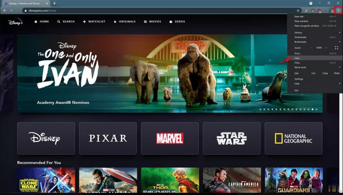 How to use Disney+ with Google Chromecast