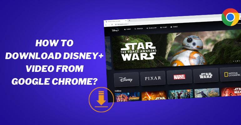 download Disney+ video from google chrome