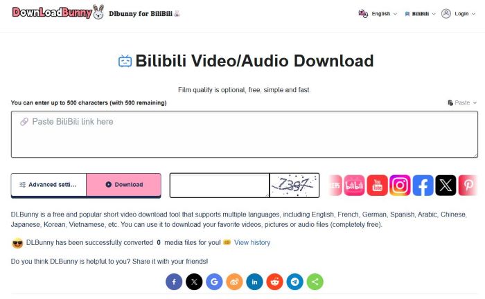 download video bilibili downloadbunny