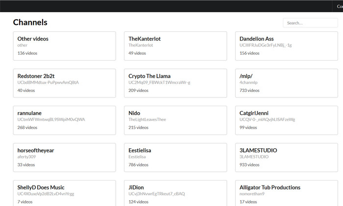 Hobune.stream deleted youtube video finder