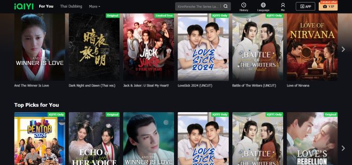 iqiyi website to watch korean drama