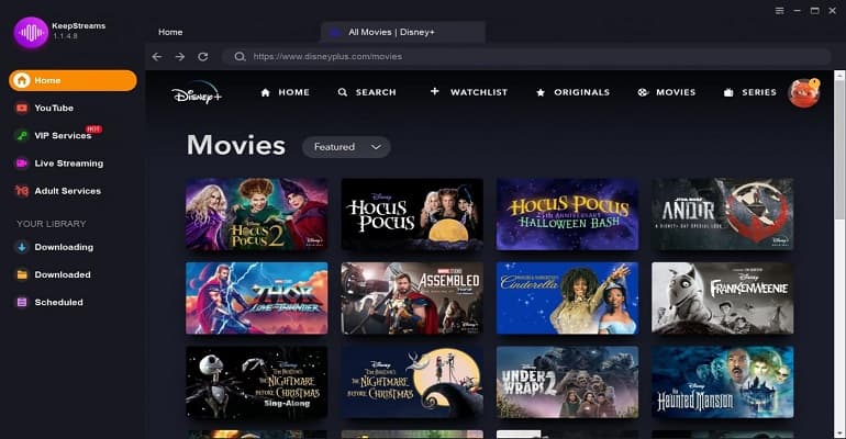 keepstreams for disney plus