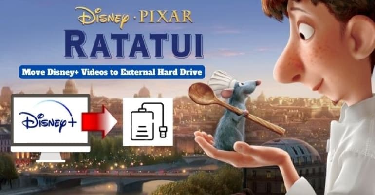 move Disney Plus video to external hard drive