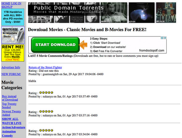 PublicDomainTorrents