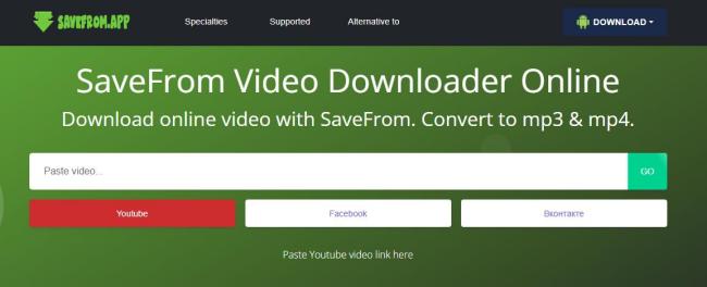 FMovies downloader SaveFrom.App
