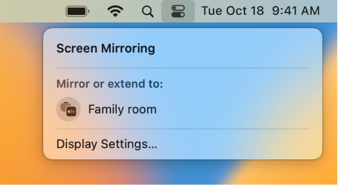screen mirroring on mac