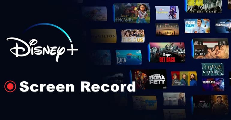 screen record disney plus