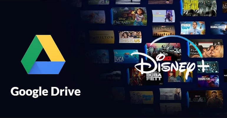 upload disney plus videos to google drive