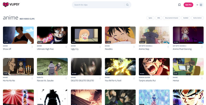 free anime clip download on vlipsy