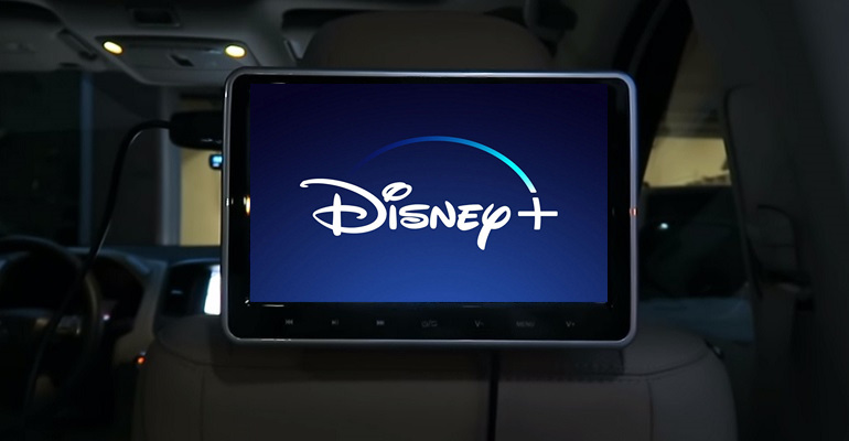 watch disney plus videos on car dvd player