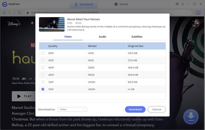 advanced download settings