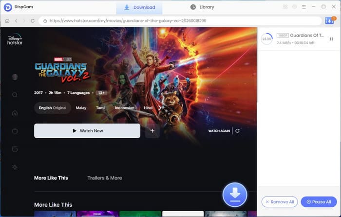 download disney+ hotstar video