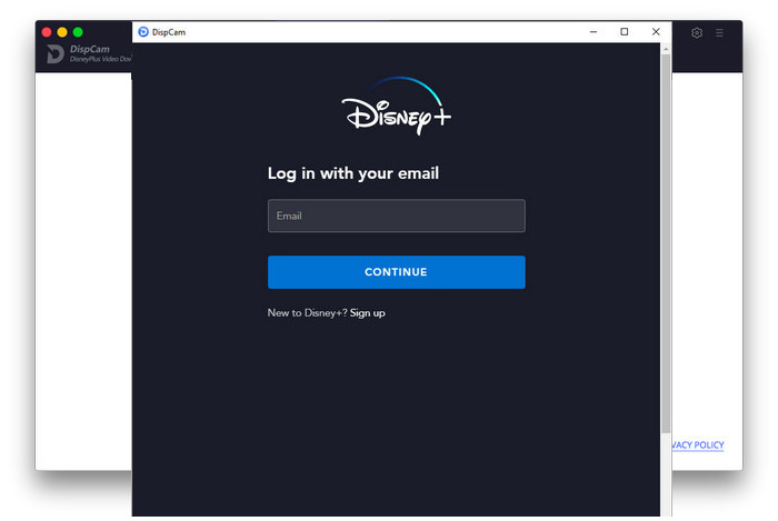 log in to Disney+