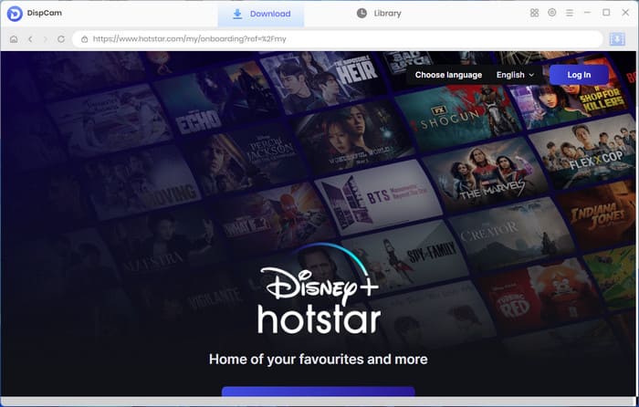 hotstar video download in gallery DispCam