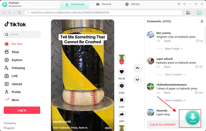 advance download tiktok