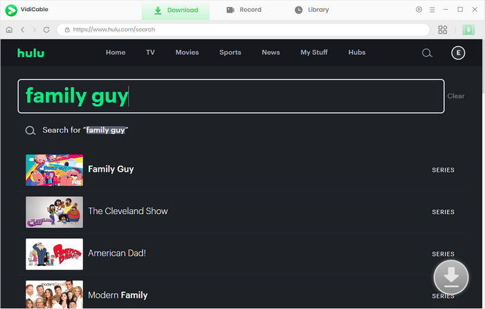can you download hulu shows on mac