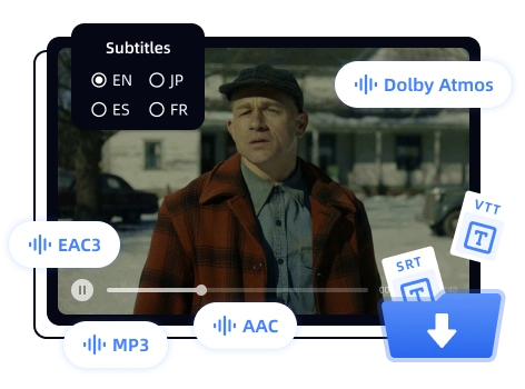 save multi-language subtitles and original audio
